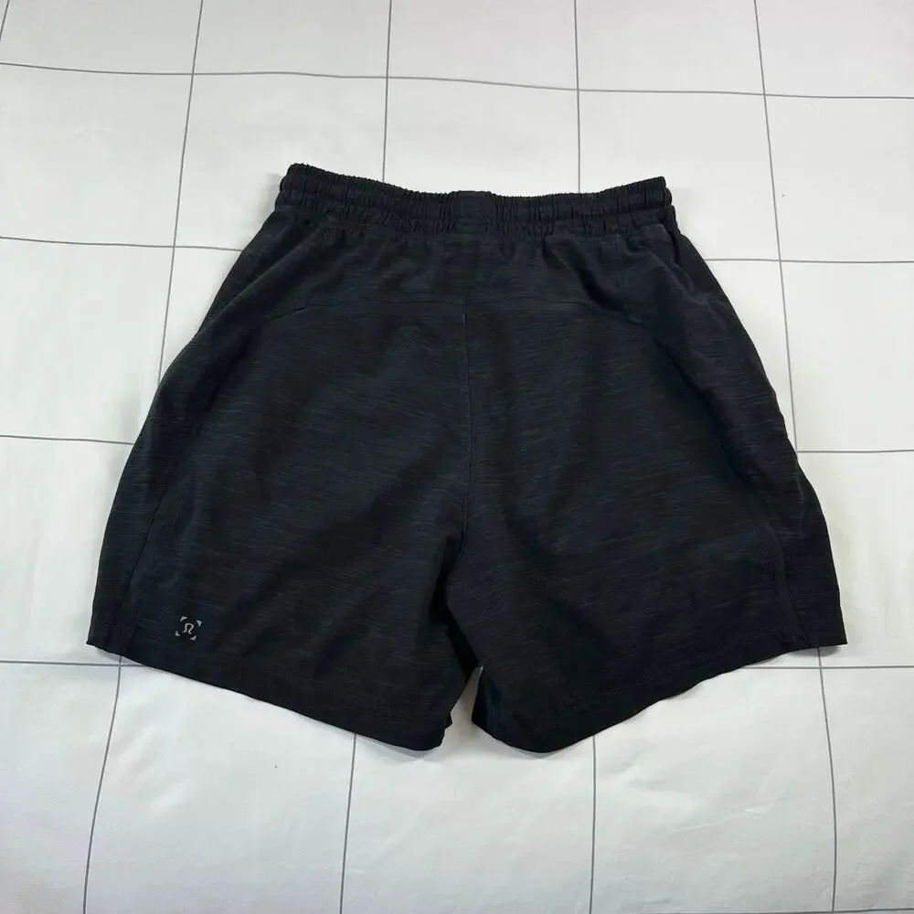 Lululemon Shorts Mens XS Black Pace Breaker Linerless Athletic 5